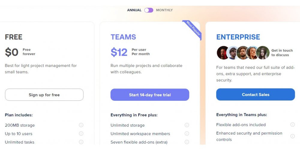 Hive Monthly Pricing Plans