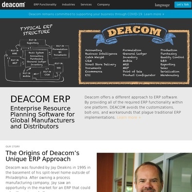 DEACOM ERP Software Review