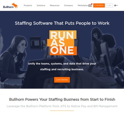 Bullhorn Staffing and Recruiting Software