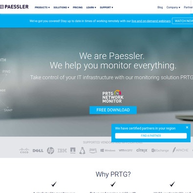 PRTG Network Monitor Review