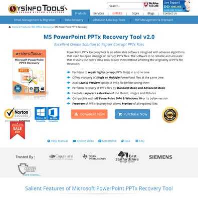 Sysinfo PPTX Recovery Review
