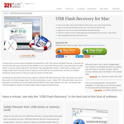 321Soft USB Flash Recovery for Mac Review