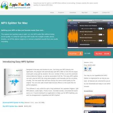 AppleMacSoft MP3 Splitter for Mac Review