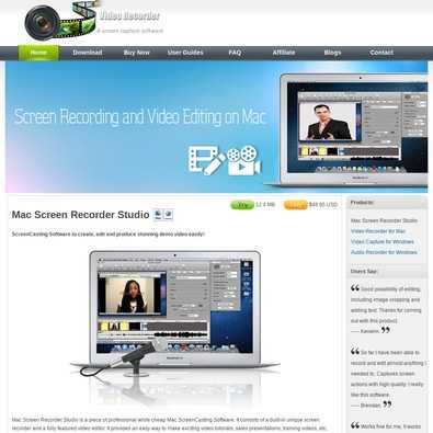 Mac Screen Recorder Studio Review