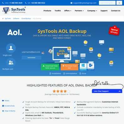 AOL Backup Software Review