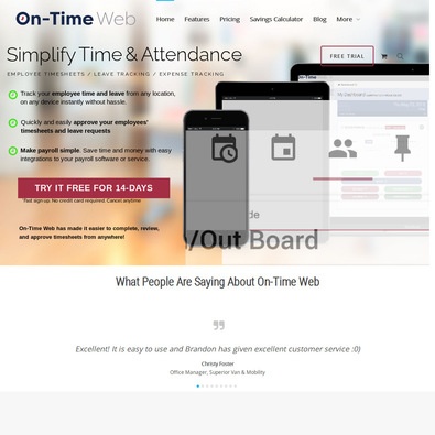 On-Time Web Review