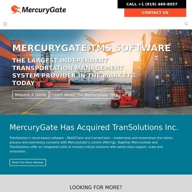 MercuryGate International Pricing