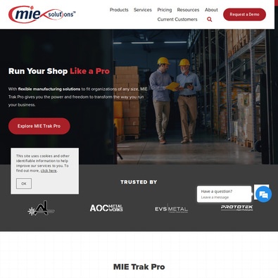 MIE Trak PRO ERP Software System Review