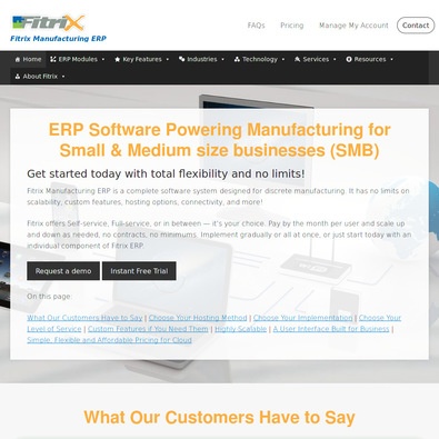 Fitrix Electronics Manufacturing ERP Review