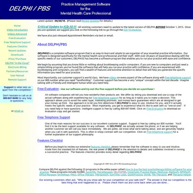 A+ DELPHI Psychotherapy Billing Software Review